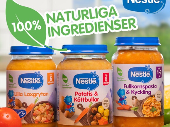Nestlé Barnmat - 100% Naturliga Ingredienser