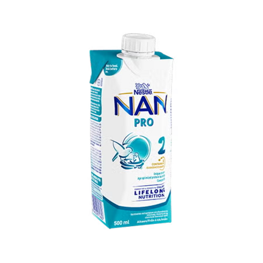 Nestlé NAN PRO 2 färdigblandad tillskottsnäring, 500ml