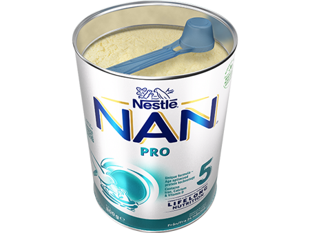Nestlé NAN PRO 5 pulver 800g burk open 3