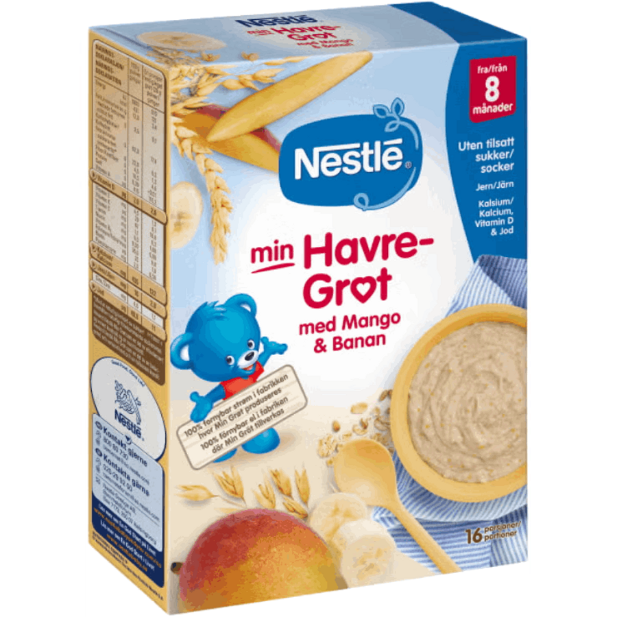 Nestlé min Havregröt med Mango & Banan Från 8 månader