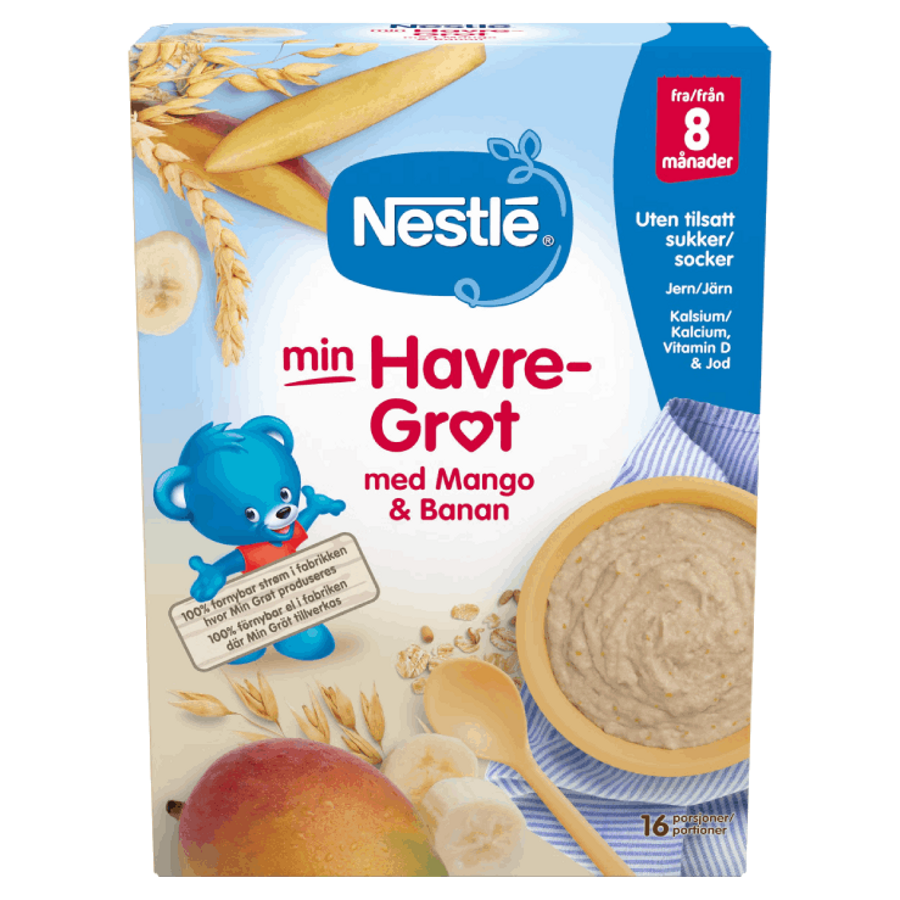 Nestlé min Havregröt med Mango & Banan Från 8 månader