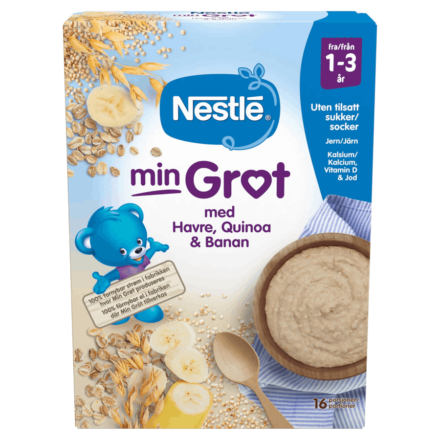 Nestlé min Gröt med Havre, Quinoa & Banan - Från 1 år