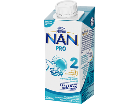 Nestlé NAN PRO 2, färdigblandad tillskottsnäring 200ml right