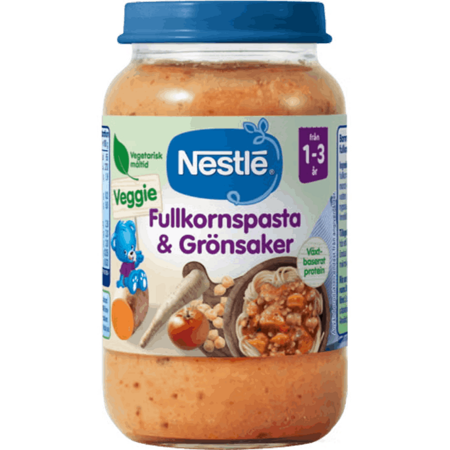 Nestlé Fullkornspasta & Grönsaker- Från 1-3 år