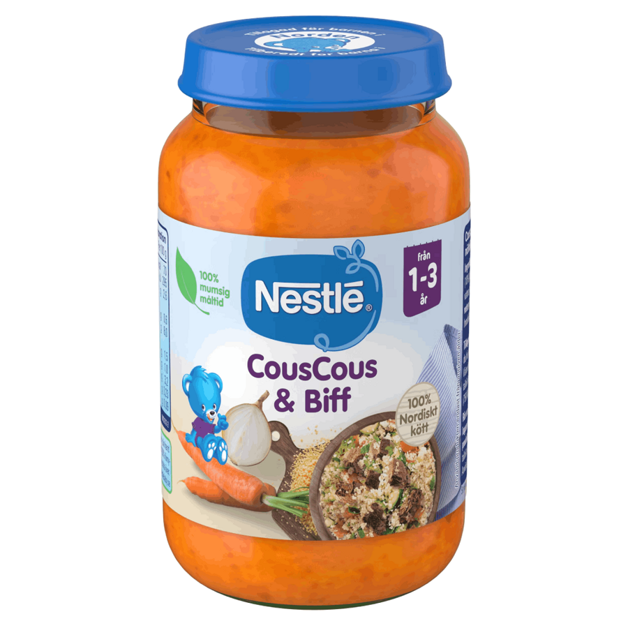 Nestlé Couscous & biff - Från 1-3 år
