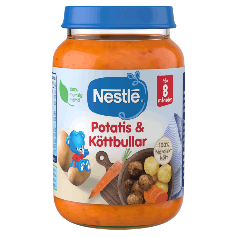 Nestlé Potatis & Köttbullar - Från 8 månader
