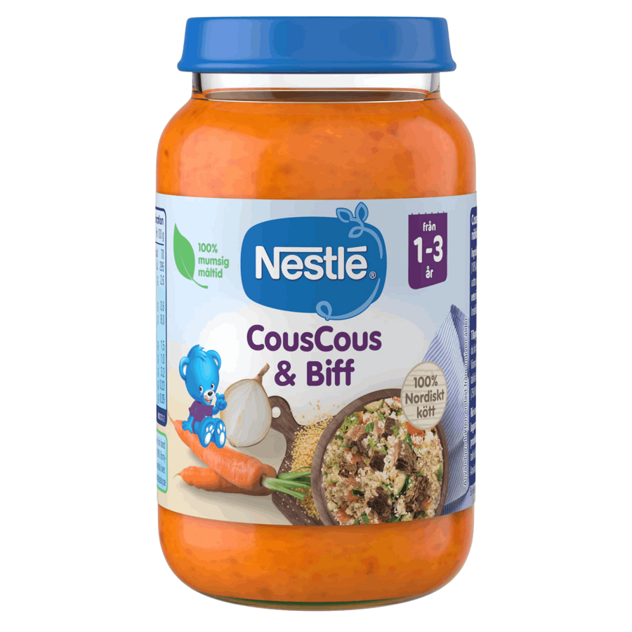 Nestlé Couscous & biff - Från 1-3 år