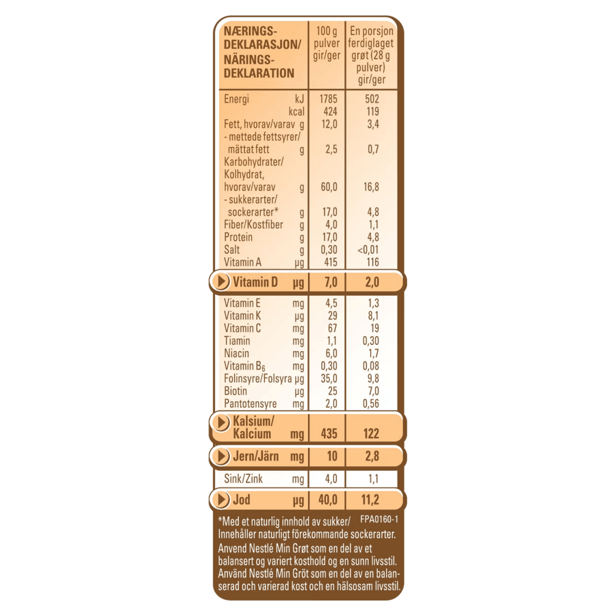 Nestlé min Gröt Mild Från 6 månader