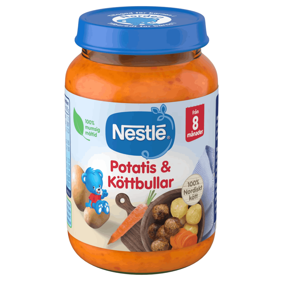 Nestlé Potatis & Köttbullar - Från 8 månader