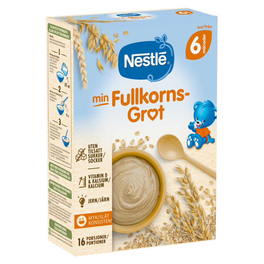 Nestlé Min Fullkornsgröt - Från 6 Månader