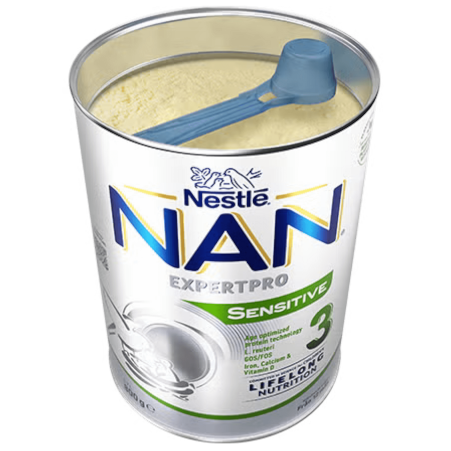 Nestlé NAN EXPERTPRO SENSITIVE 3, mjölkdryck för småbarn 800g
