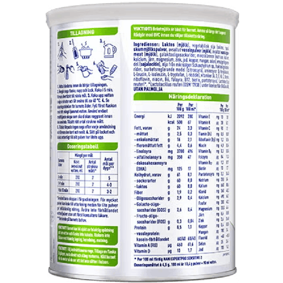 Nestlé NAN EXPERTPRO SENSITIVE 2,  tillskottsnäring 800g