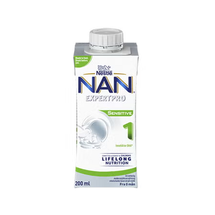 NAN EXPERTPRO SENSITIVE 1 drickfärdig modersmjölksersättning, 200ml