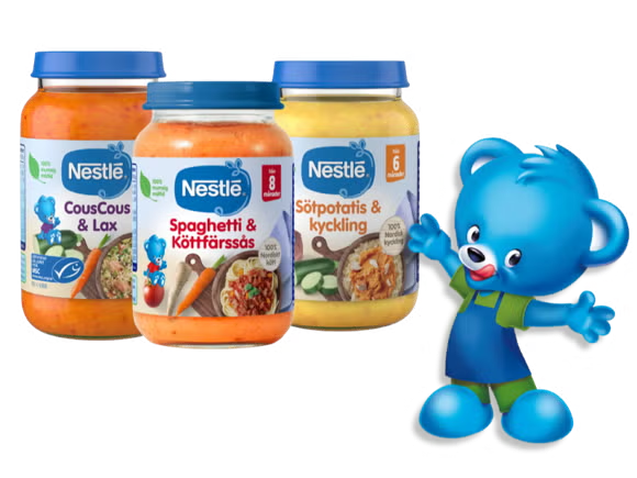 Nestlé Barnmatsburkar 
