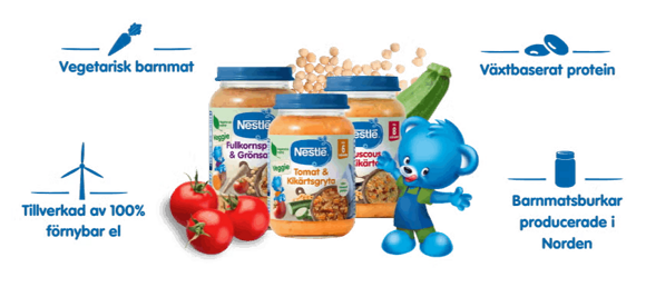 Varför välja Nestlés vegetariska barnmatsburkar Varför välja Nestlés vegetariska barnmatsburkar