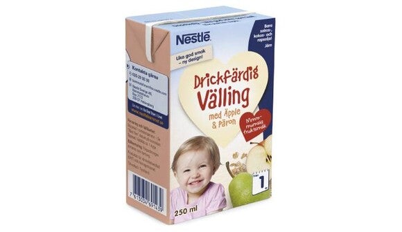 Nestlé Drickfärdig Välling med Äpple & Päron Från 1 år | Nestlé Baby&you