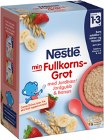 Nestlé min Fullkornsgröt med Jordgubb & Banan Från 1 år 