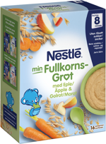 Nestle min fulkornsgröt med Äpple & Morot från 8 månader  