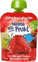 Nestlé Min Frukt Äpple Jordgubb Banan