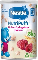 Nestlé NutriPuffs Hallon Banan