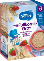 Nestlé min Fullkornsgröt med Jordgubb & Banan